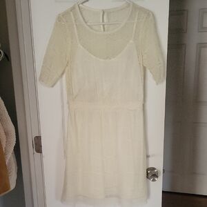 Max & Cleo Ivory Lace Dress
